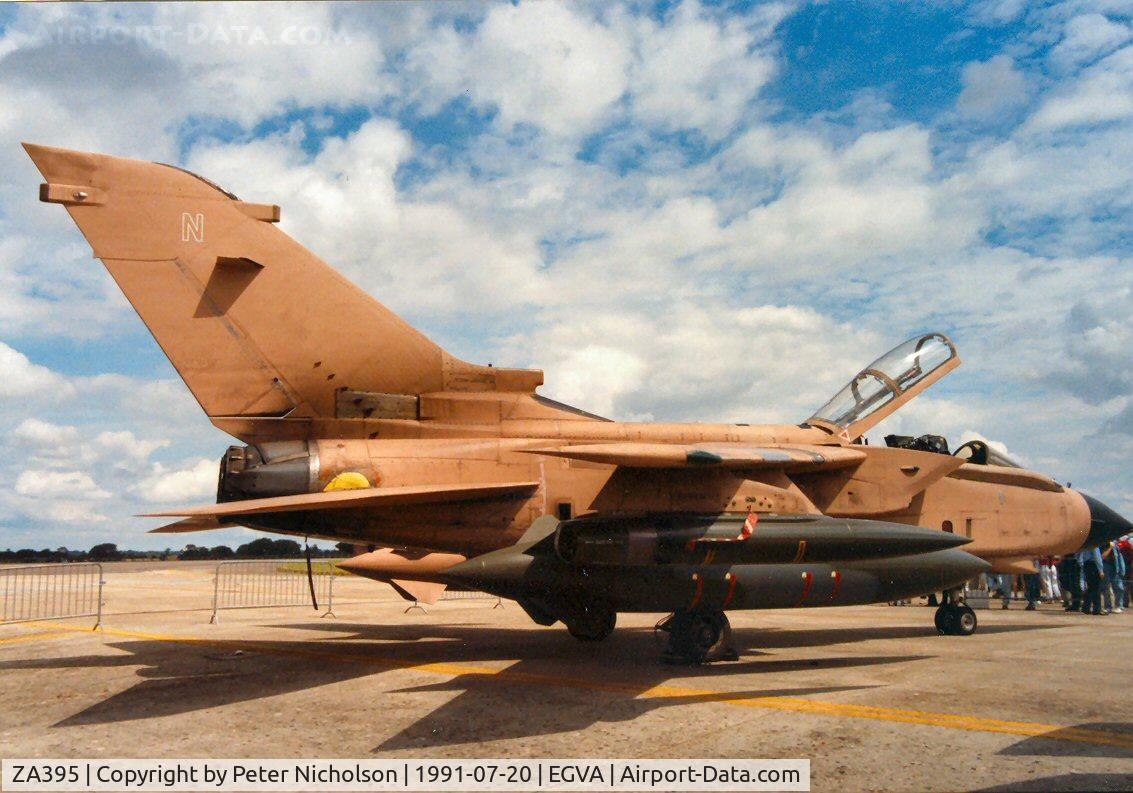 ZA395, 1982 Panavia Tornado GR.1A C/N 192/BS062/3094, Tornado GR.1A of 2 Squadron on display at the 1991 Intnl Air Tattoo at RAF Fairford.