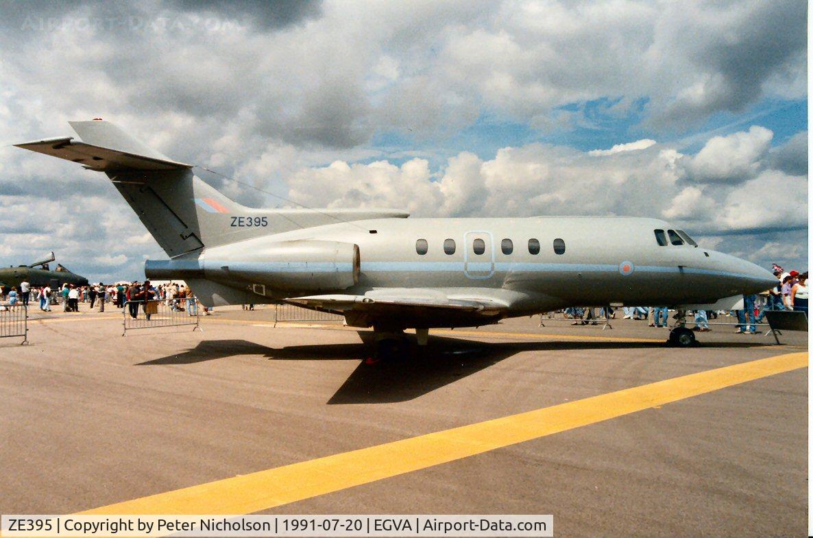 ZE395, British Aerospace BAe-125 CC.3 C/N 257205, BAe 125 CC.3 of 32 Squadron at the 1991 Intnl Air Tattoo at RAF Fairford.