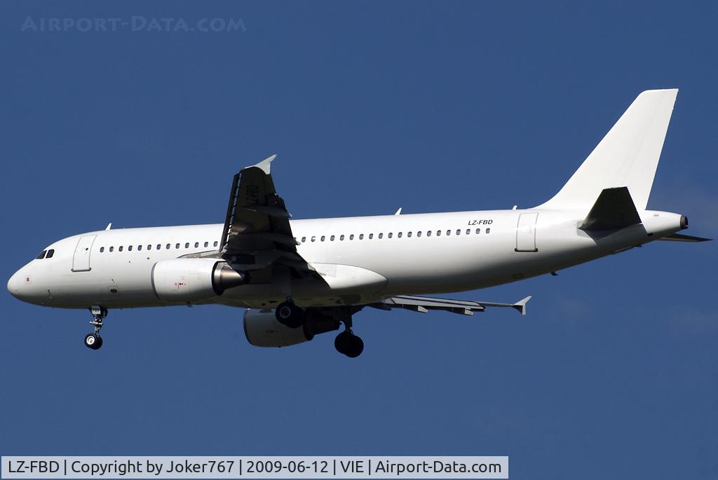 LZ-FBD, 2005 Airbus A320-214 C/N 2596, Bulgaria Air Airbus A320-214