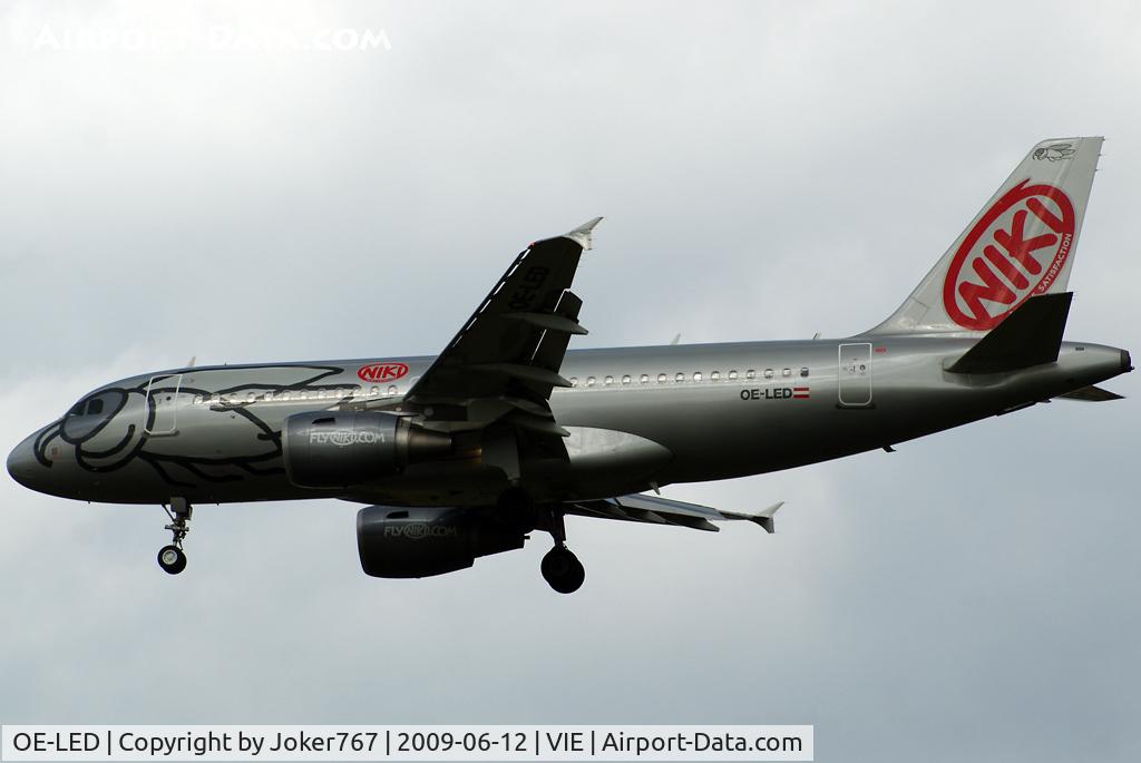 OE-LED, 2008 Airbus A319-112 C/N 3407, NIKI Airbus A319-112