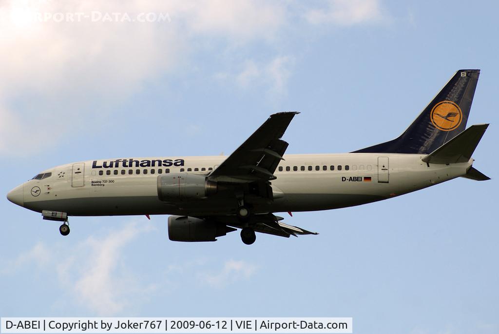 D-ABEI, 1991 Boeing 737-330 C/N 25359, Lufthansa Boeing 737-330