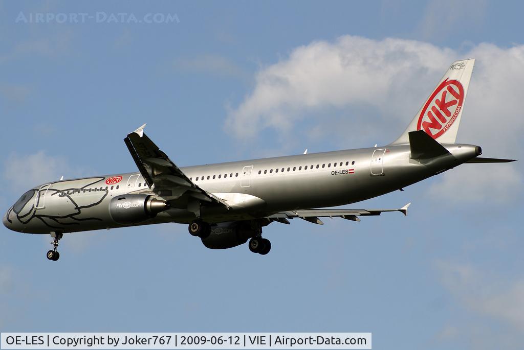 OE-LES, 2008 Airbus A321-211 C/N 3504, NIKI Airbus A321-231