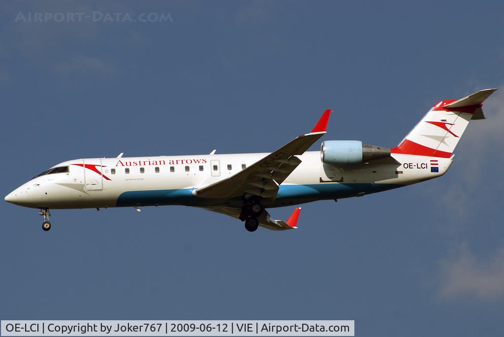 OE-LCI, 1996 Canadair CRJ-200LR (CL-600-2B19) C/N 7133, Austrian arrows Canadair Regional Jet CRJ200LR