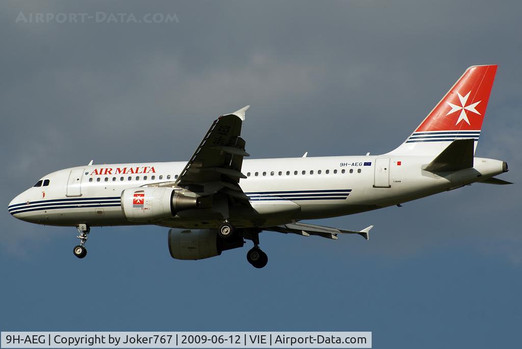 9H-AEG, 2003 Airbus A319-112 C/N 2113, Air Malta Airbus A319-112