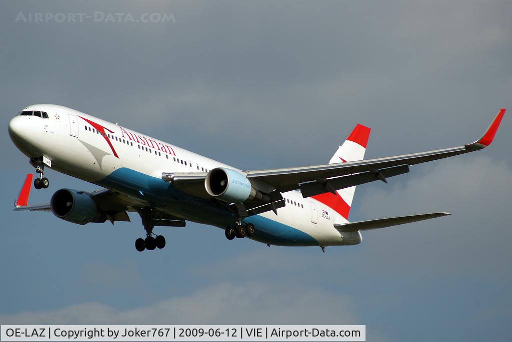 OE-LAZ, 1999 Boeing 767-3Z9 C/N 30331, Austrian Airlines Boeing 767-3Z9(ER)