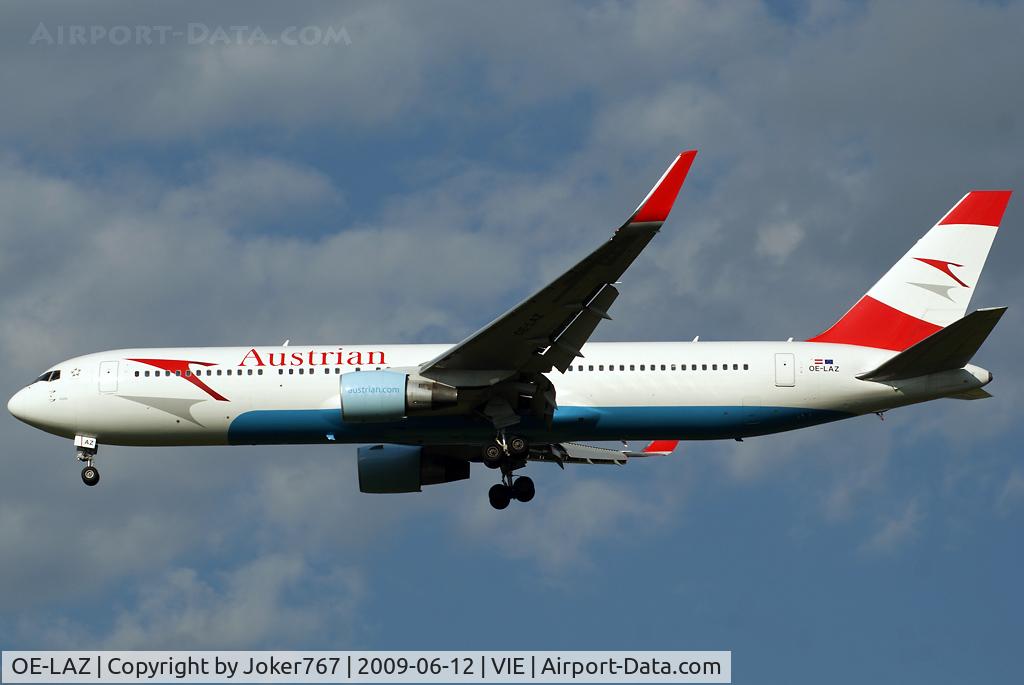 OE-LAZ, 1999 Boeing 767-3Z9 C/N 30331, Austrian Airlines Boeing 767-3Z9(ER)
