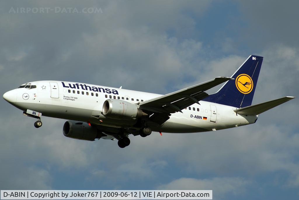 D-ABIN, 1991 Boeing 737-530 C/N 24938, Lufthansa Boeing 737-530