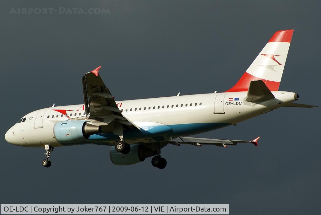 OE-LDC, 2004 Airbus A319-112 C/N 2262, Austrian Airlines Airbus A319-112