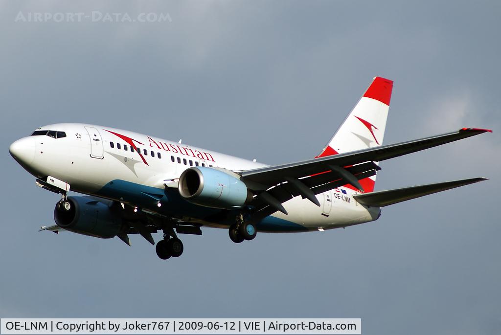 OE-LNM, 2000 Boeing 737-6Z9 C/N 30138, Austrian Airlines Boeing 737-6Z9