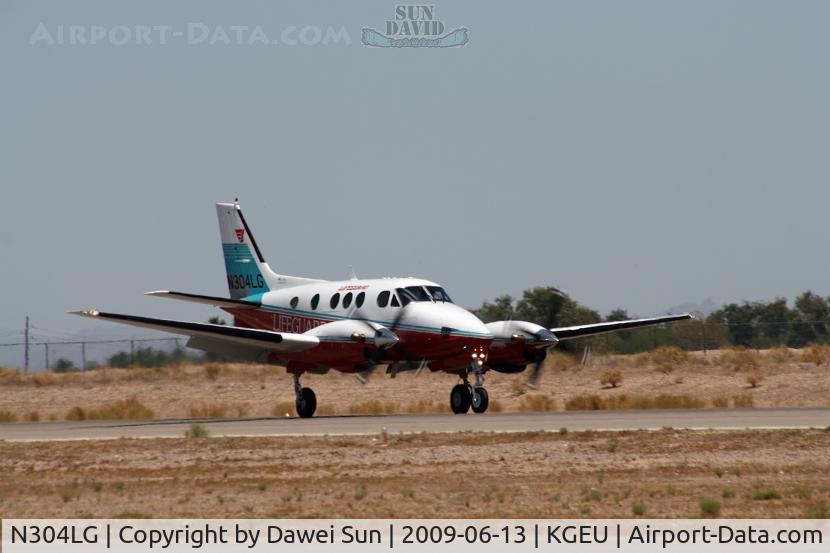 N304LG, 1977 Beech E-90 King Air C/N LW-231, kgeu