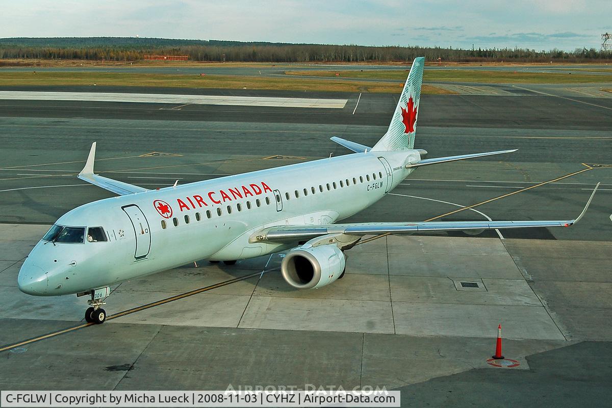 C-FGLW, 2006 Embraer 190AR (ERJ-190-100IGW) C/N 19000022, At Halifax