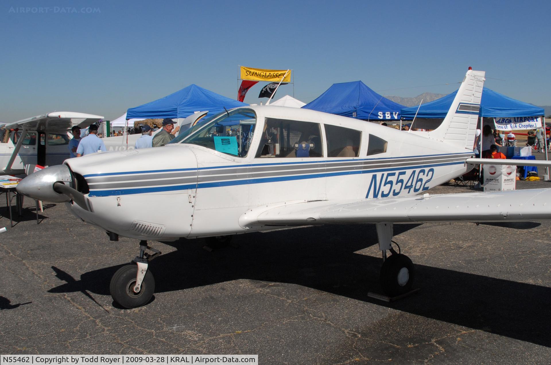N55462, 1973 Piper PA-28-235 Pathfinder C/N 28-7310141, Riverside Airshow 2009