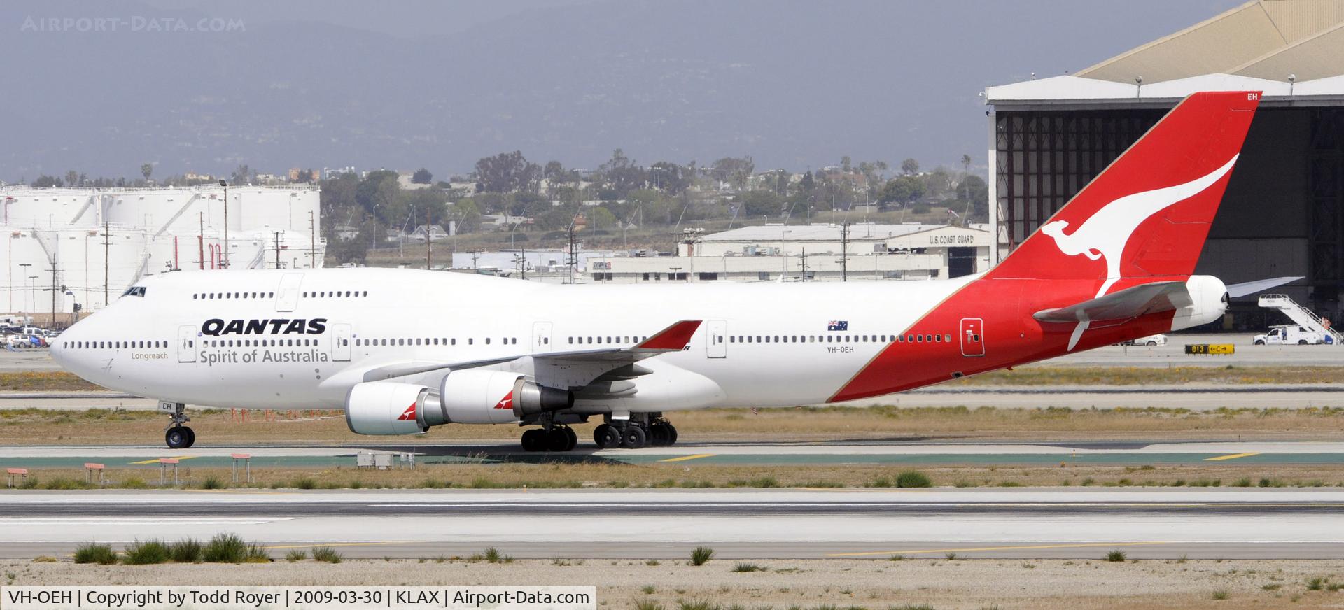 VH-OEH, 2003 Boeing 747-438/ER C/N 32912, Taxi to gate