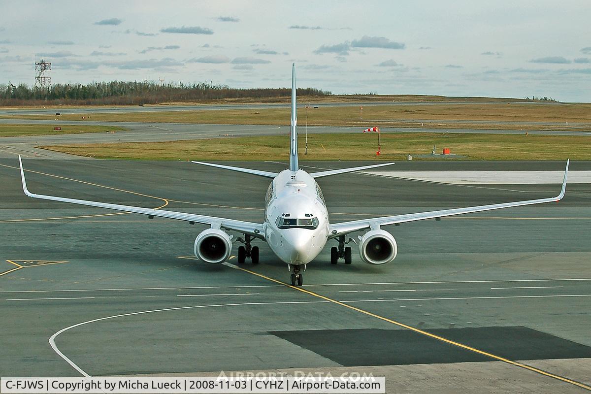 C-FJWS, 2001 Boeing 737-76N C/N 28651, At Halifax