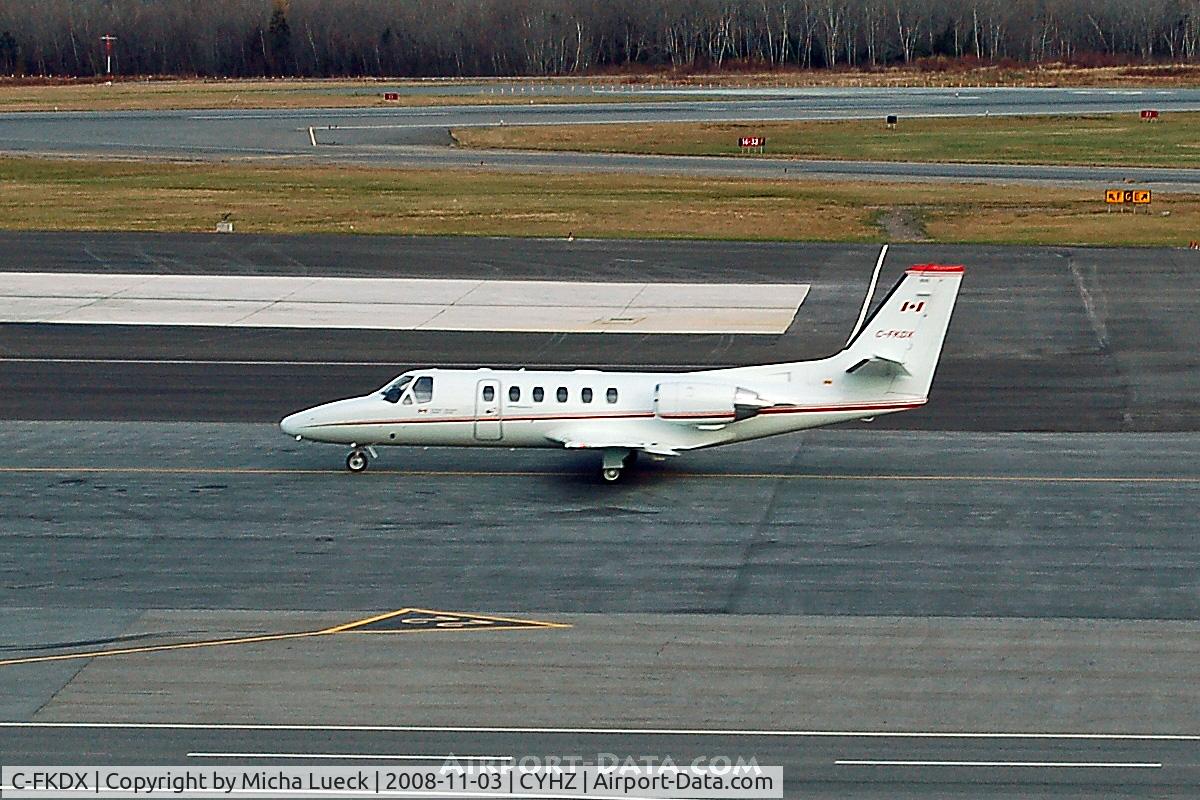 C-FKDX, 1991 Cessna 550 Citation II C/N 550-0687, At Halifax
