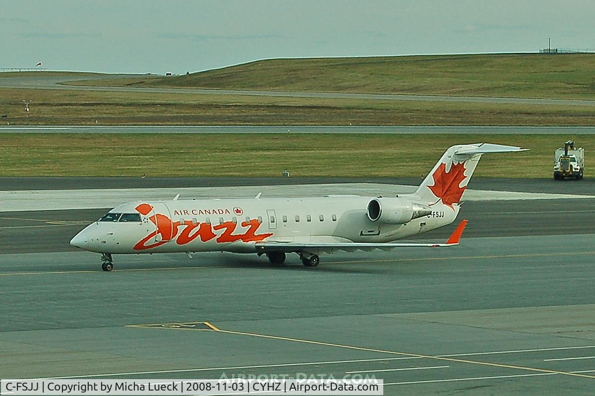 C-FSJJ, 1994 Canadair CRJ-100ER (CL-600-2B19) C/N 7058, At Halifax