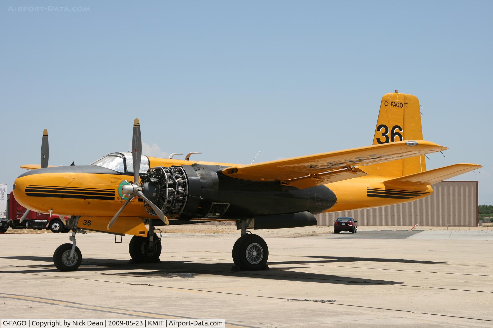 C-FAGO, 1944 Douglas A-26C Invader C/N 28715, KMIT