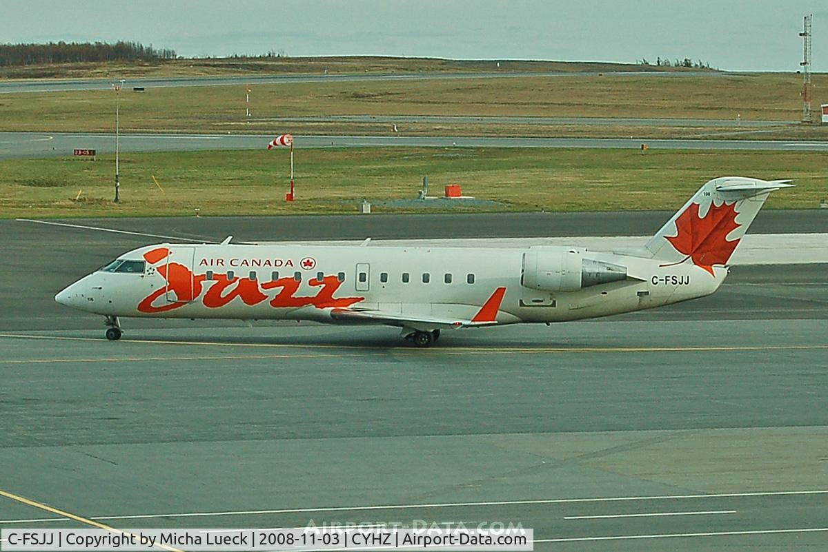 C-FSJJ, 1994 Canadair CRJ-100ER (CL-600-2B19) C/N 7058, At Halifax