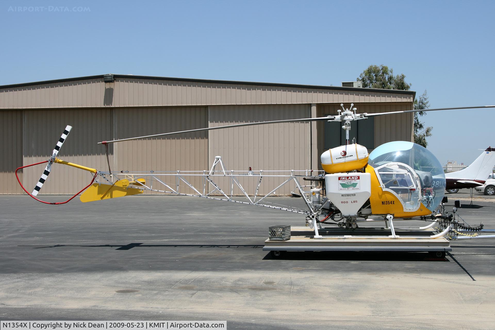 N1354X, 1966 Bell 47G-4A C/N 7537, KMIT