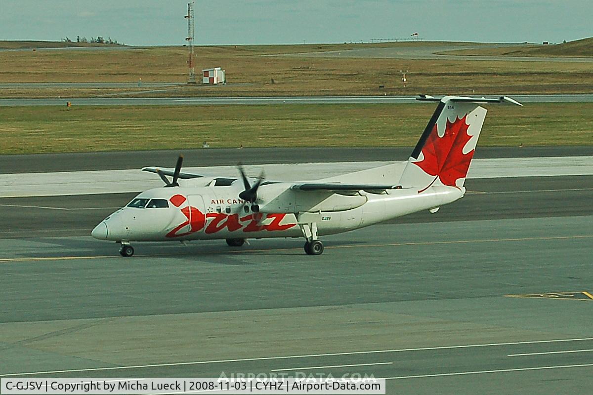 C-GJSV, 1987 De Havilland Canada DHC-8-102 Dash 8 C/N 085, At Halifax
