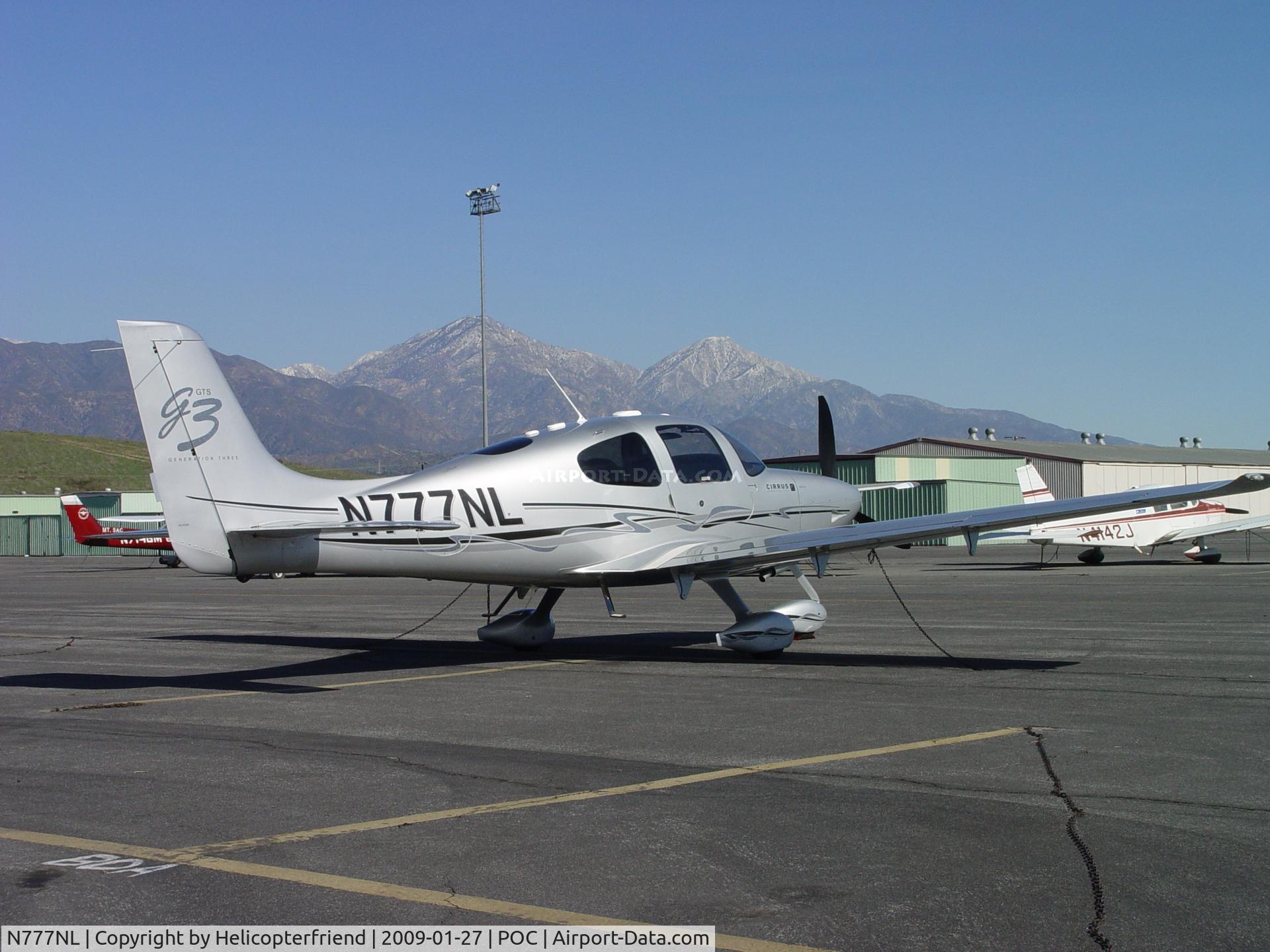 N777NL, 2007 Cirrus SR22 G3 GTS C/N 2885, Parked at Brackett