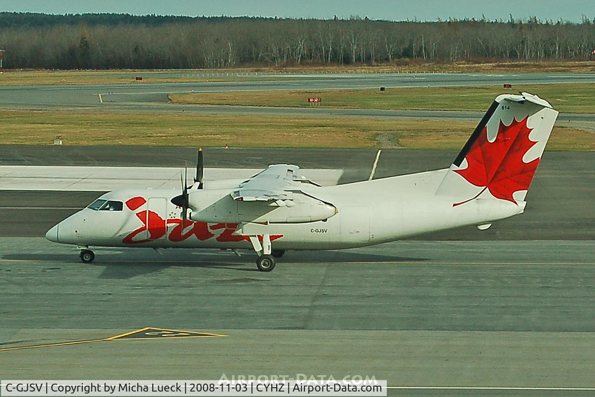 C-GJSV, 1987 De Havilland Canada DHC-8-102 Dash 8 C/N 085, At Halifax