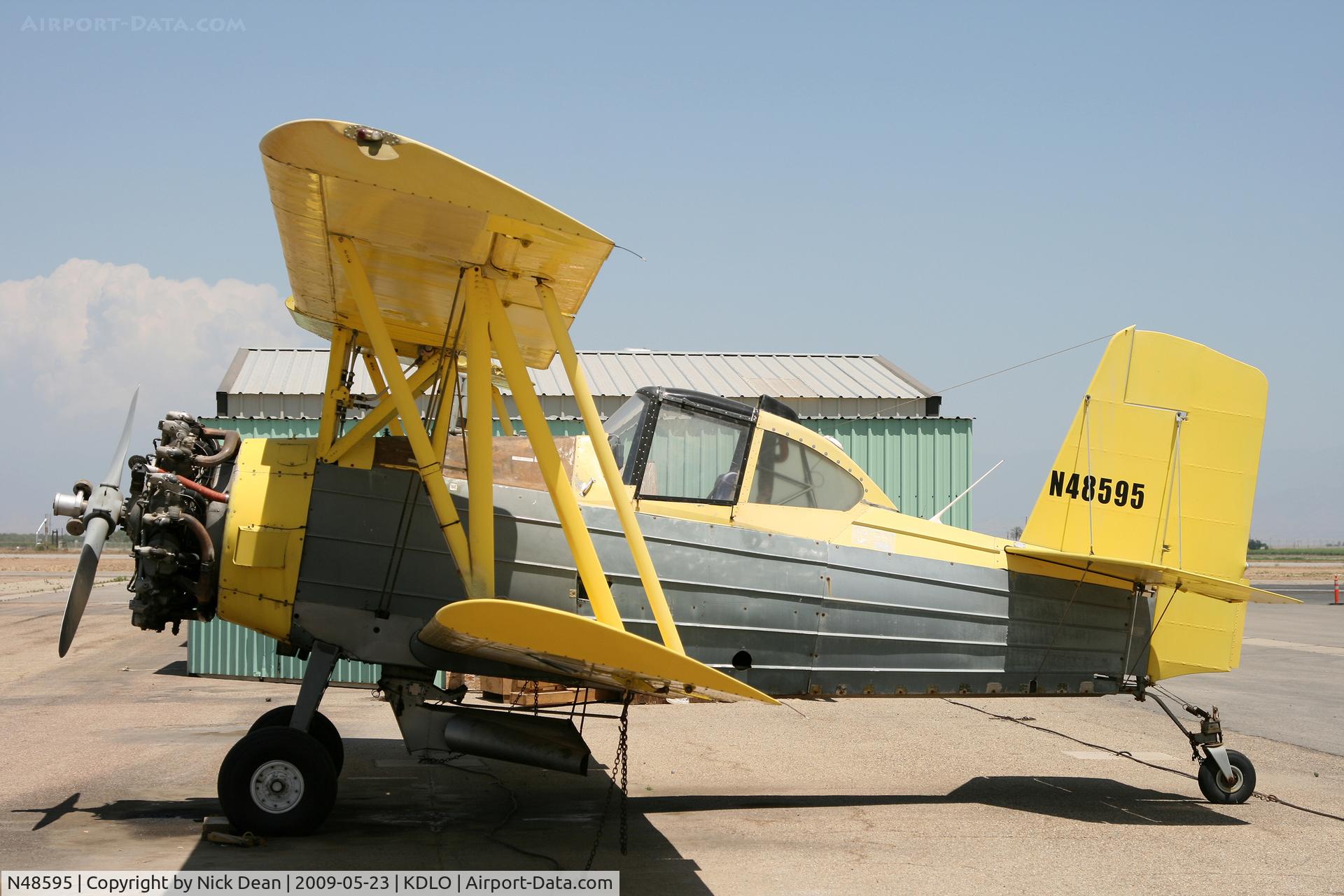 N48595, 1976 Grumman-Schweizer G-164B C/N 87B, KDLO