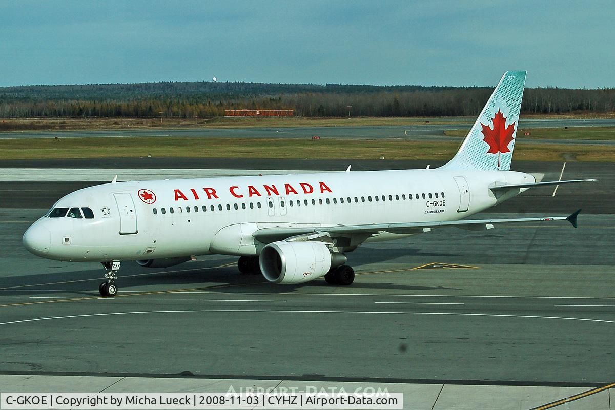 C-GKOE, 2002 Airbus A320-214 C/N 1874, At Halifax