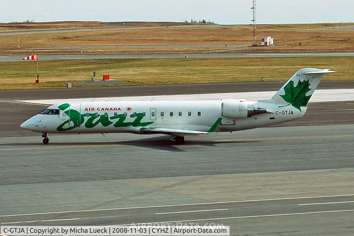 C-GTJA, 2004 Bombardier CRJ-200ER (CL-600-2B19) C/N 7966, At Halifax