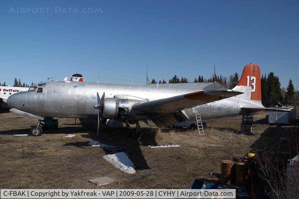 C-FBAK, Douglas C54D-DC C/N 10613, Buffalo Airways DC4