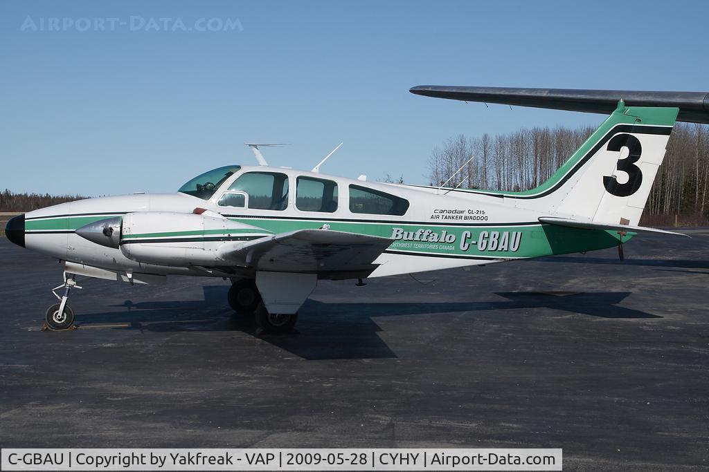 C-GBAU, 1969 Beech D55 Baron C/N TE-701, Buffalo Airways Beech 55