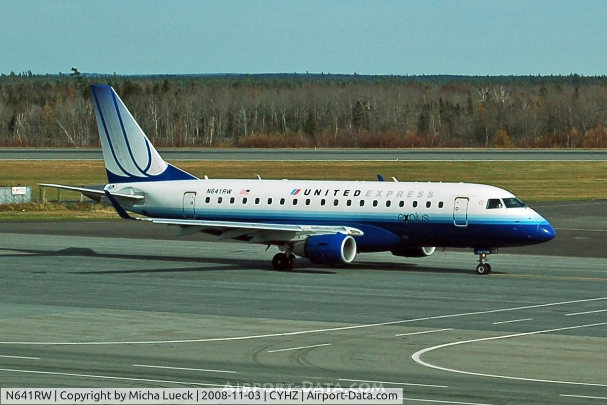 N641RW, 2004 Embraer 170SE (ERJ-170-100SE) C/N 17000062, At Halifax