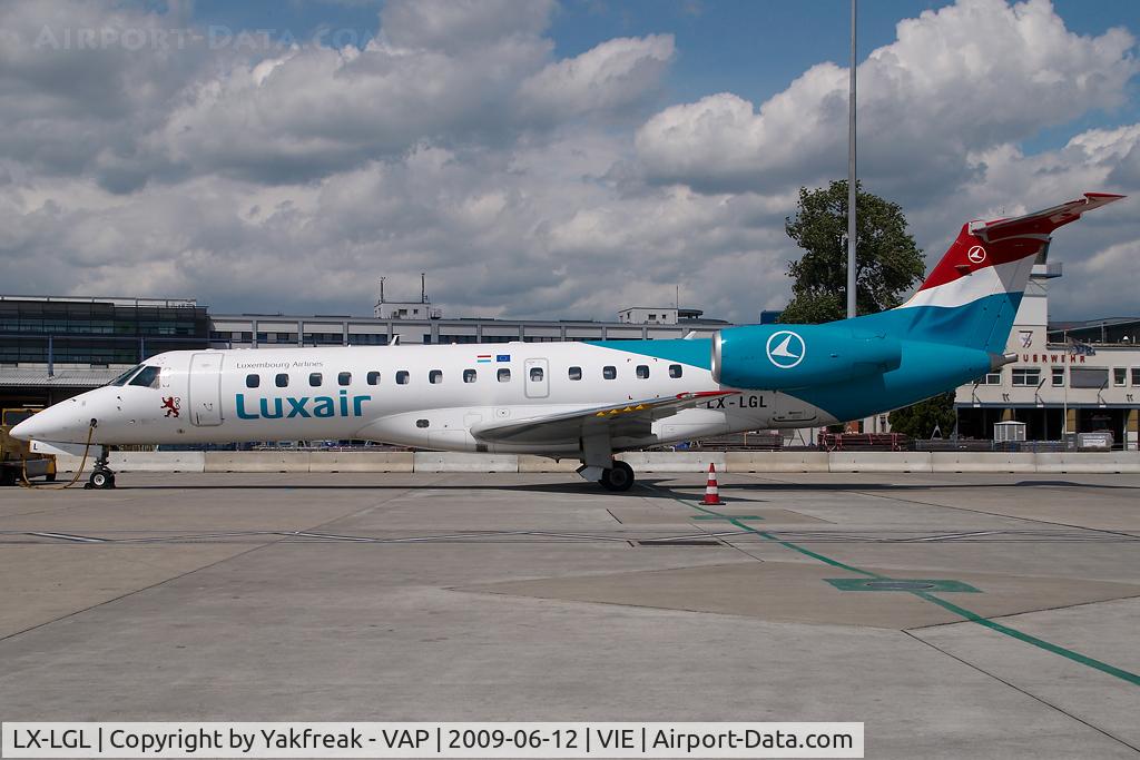 LX-LGL, 2005 Embraer ERJ-135LR (EMB-135LR) C/N 14500893, Luxair Embraer 135