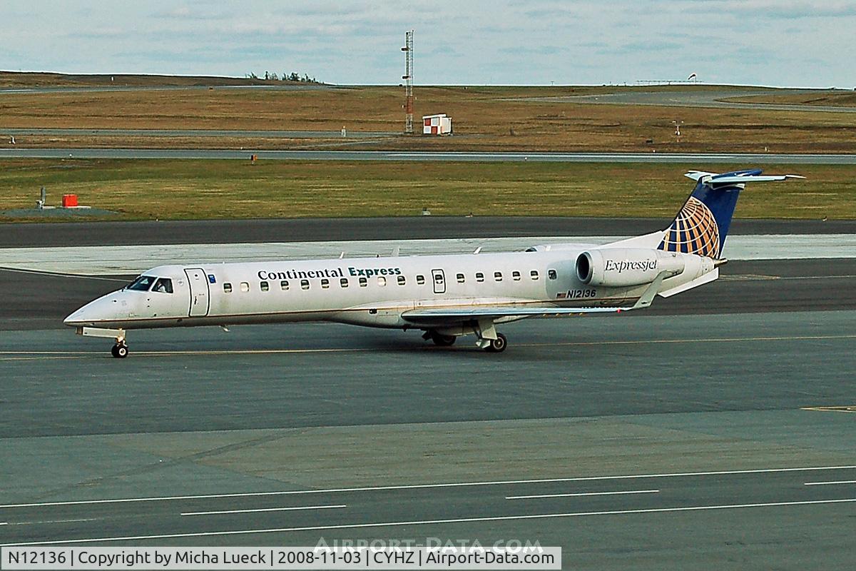 N12136, 2003 Embraer ERJ-145XR (EMB-145XR) C/N 145719, At Halifax