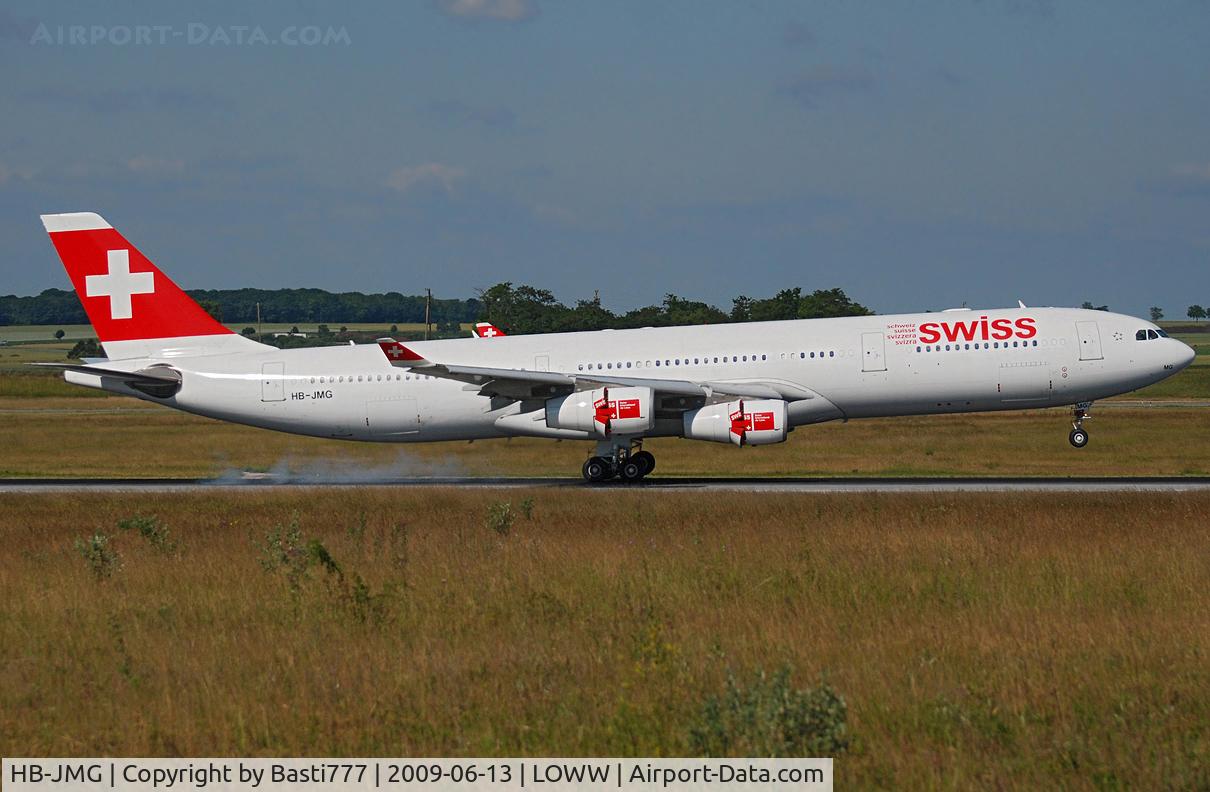 HB-JMG, 2003 Airbus A340-313 C/N 562, nice swiss upgrade