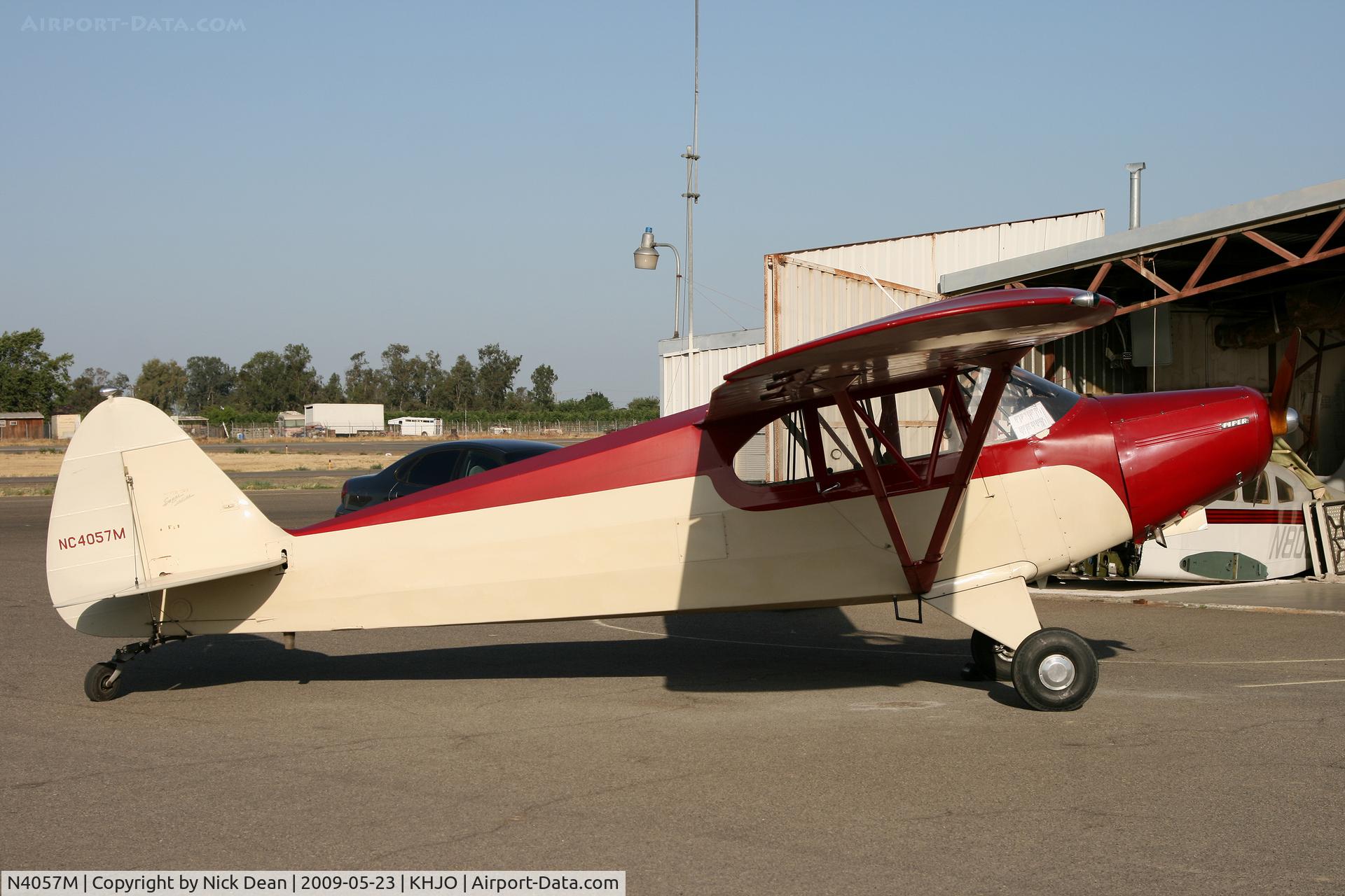 N4057M, 1947 Piper PA-12 Super Cruiser C/N 12-2940, KHJO