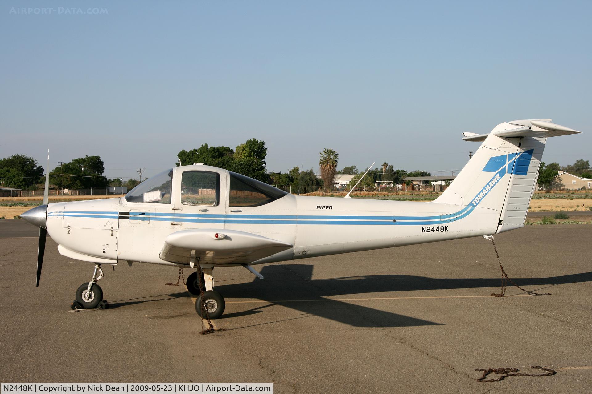 N2448K, 1979 Piper PA-38-112 Tomahawk C/N 38-79A0641, KHJO