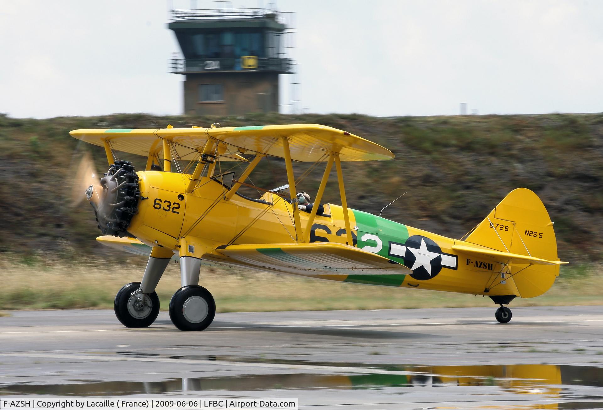 F-AZSH, 1943 Boeing A75N1 C/N 75-8726, meeting de Cazaux