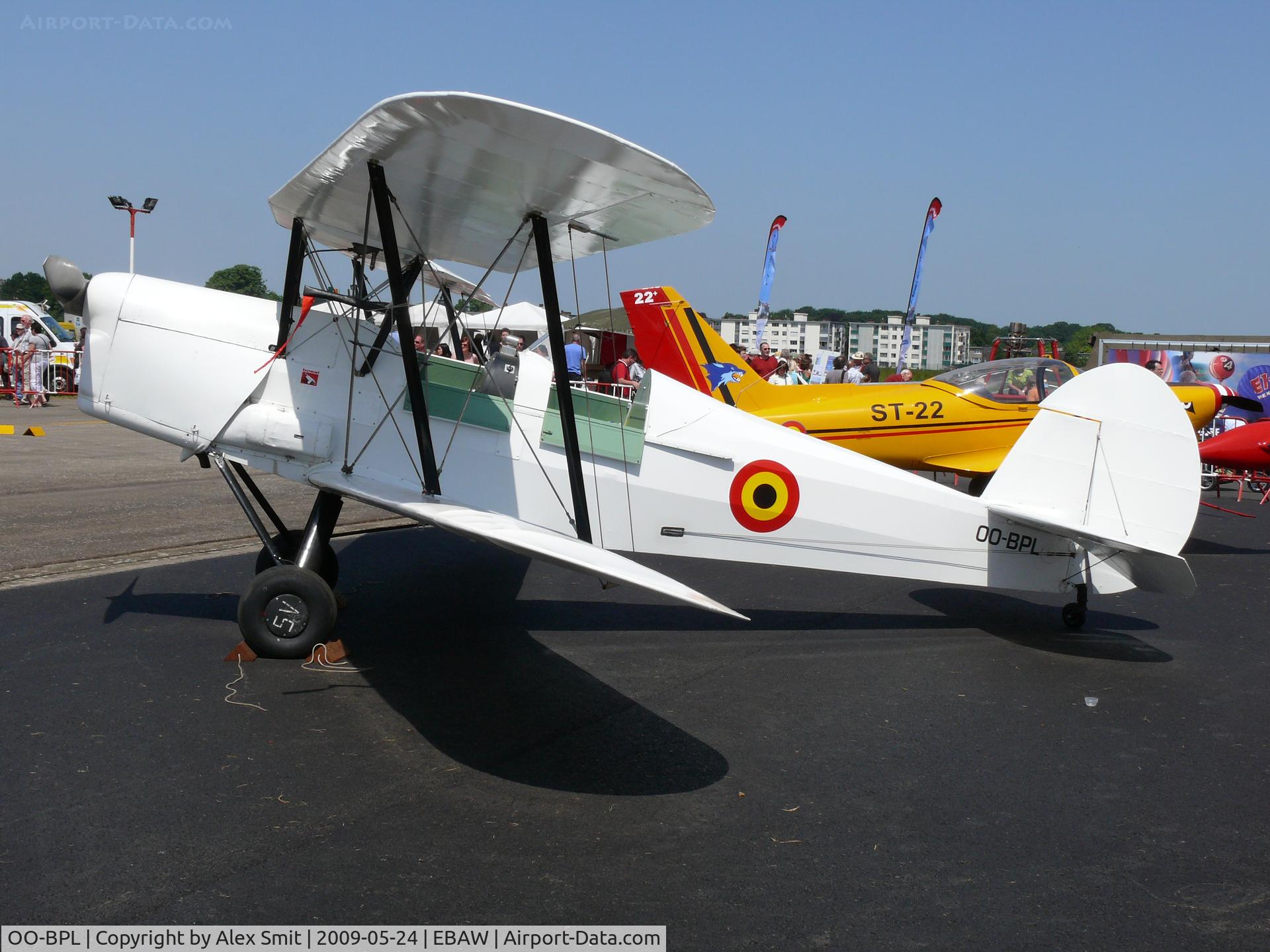 OO-BPL, 1953 Stampe-Vertongen SV-4B C/N 1194, Stampe-Vertongen SV-4B OO-BPL in Belgian Air Force colors