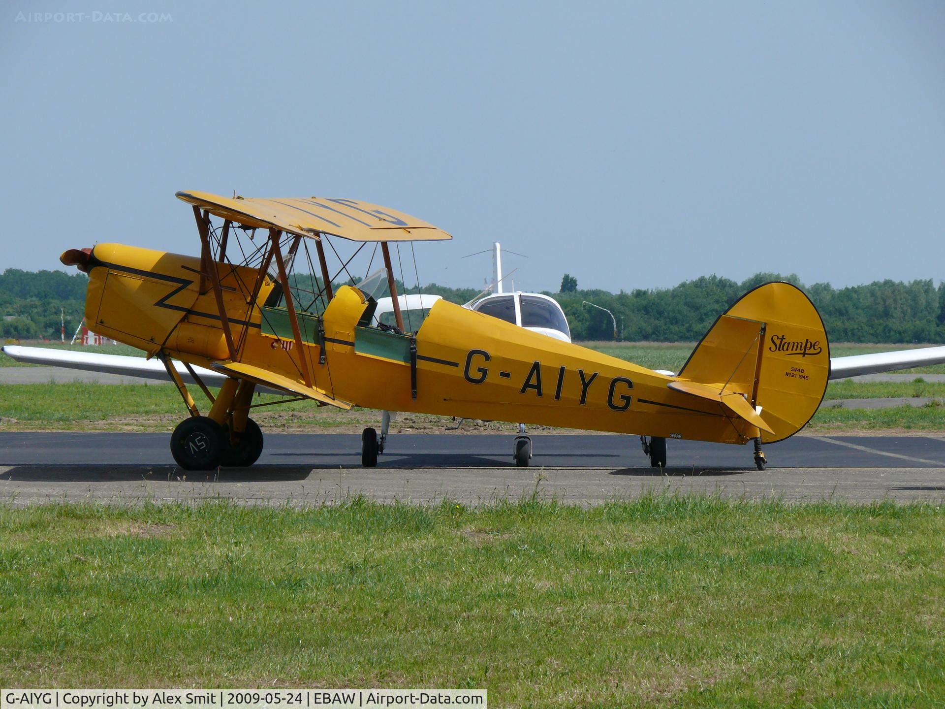 G-AIYG, 1945 Stampe-Vertongen SV-4B C/N 21, Stampe-Vertongen SNCAN/SV-4B G-AIYG