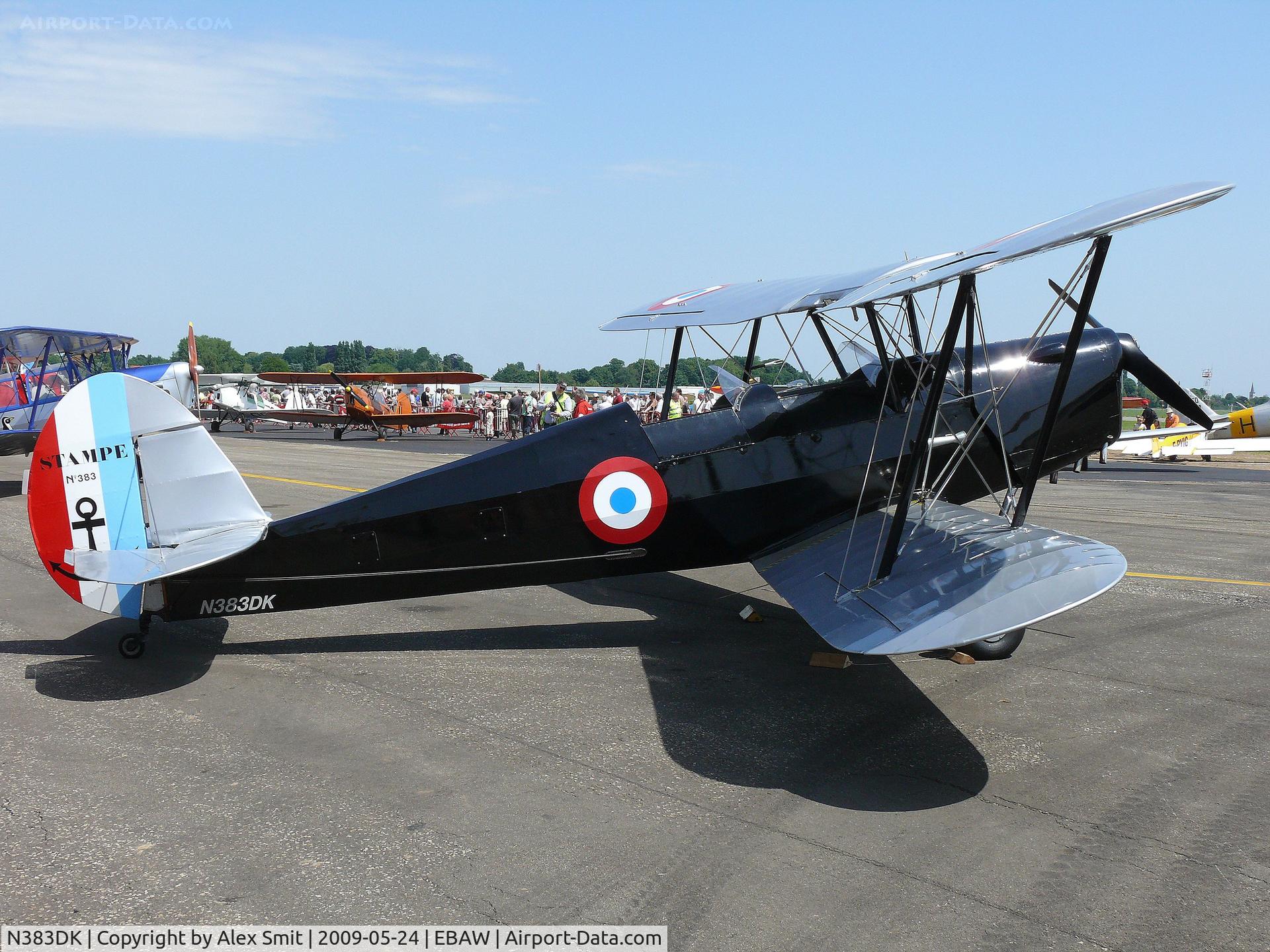 N383DK, 1952 Nord Stampe SV-4C C/N 383, Stampe-Vertongen SV-4C N383DK as French Navy 383