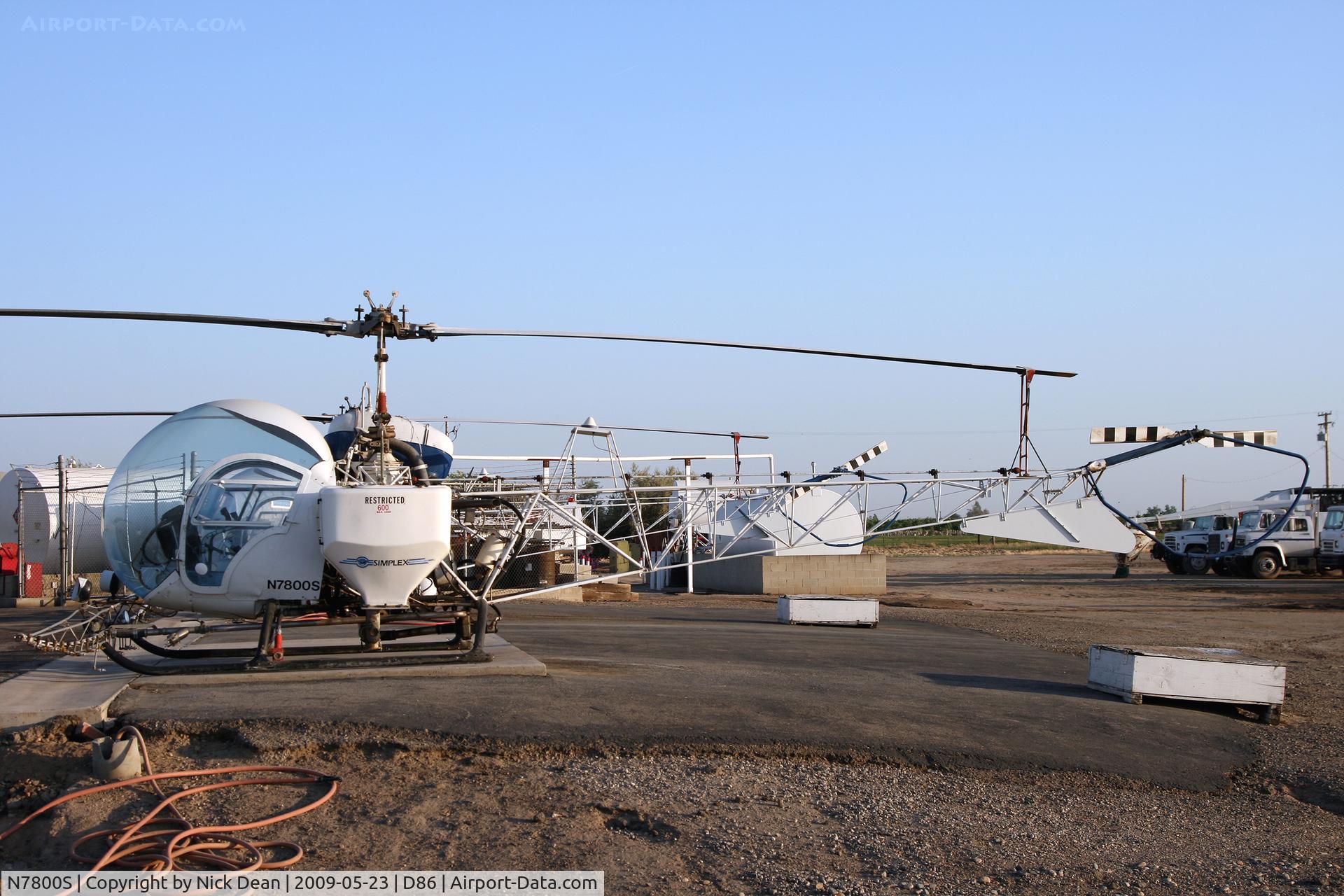 N7800S, 1967 Bell 47G-5 C/N 7854, D86