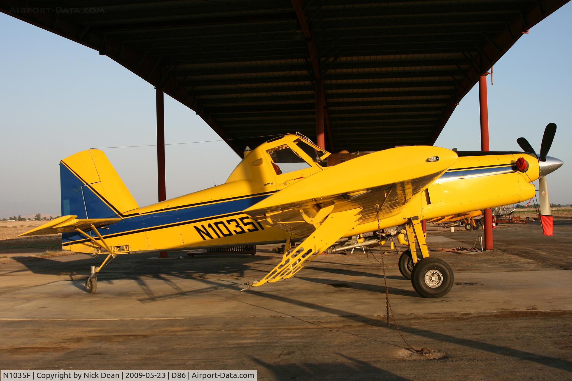 N1035F, 1990 Air Tractor Inc AT-502 C/N 502-0081, D86
