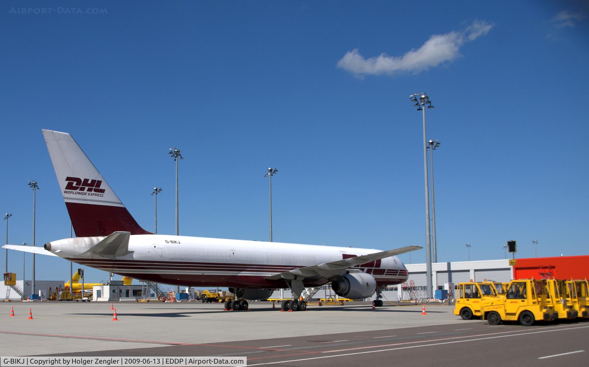 G-BIKJ, 1983 Boeing 757-236/SF C/N 22181, Sunny saturday afternoon at DHL Hub Leipzig