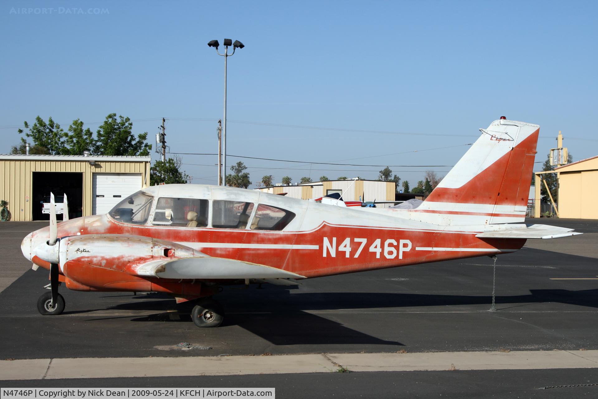 N4746P, 1960 Piper PA-23-250 C/N 27-282, KFCH