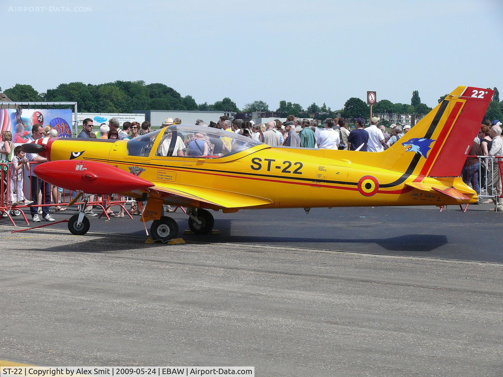 ST-22, SIAI-Marchetti SF-260M C/N 10-22, Siai-Marchetti SF-260M ST-22 Belgian Air Force