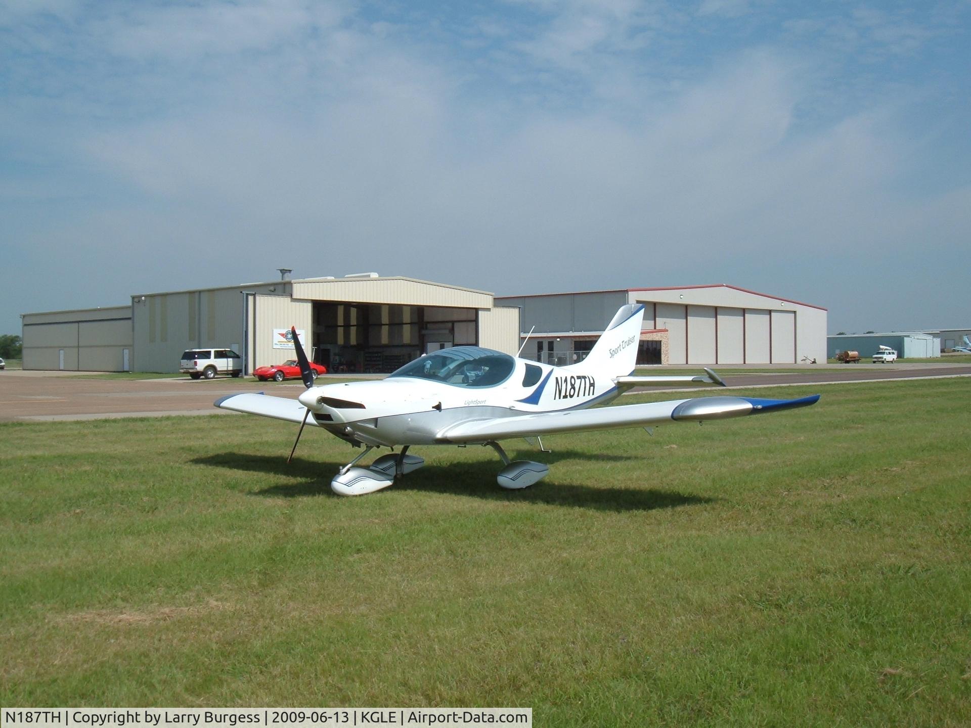 N187TH, 2007 CZAW SportCruiser C/N 07SC036, Parked at annual Fly-In of Antique Airplane Assoc.