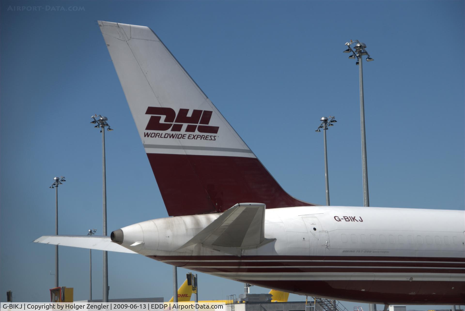 G-BIKJ, 1983 Boeing 757-236/SF C/N 22181, Sunny saturday afternoon at DHL Hub Leipzig