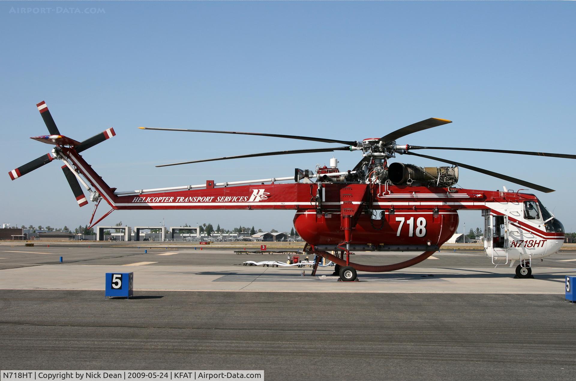 N718HT, 1969 Sikorsky CH-54B Tarhe C/N 64-074, KFAT
