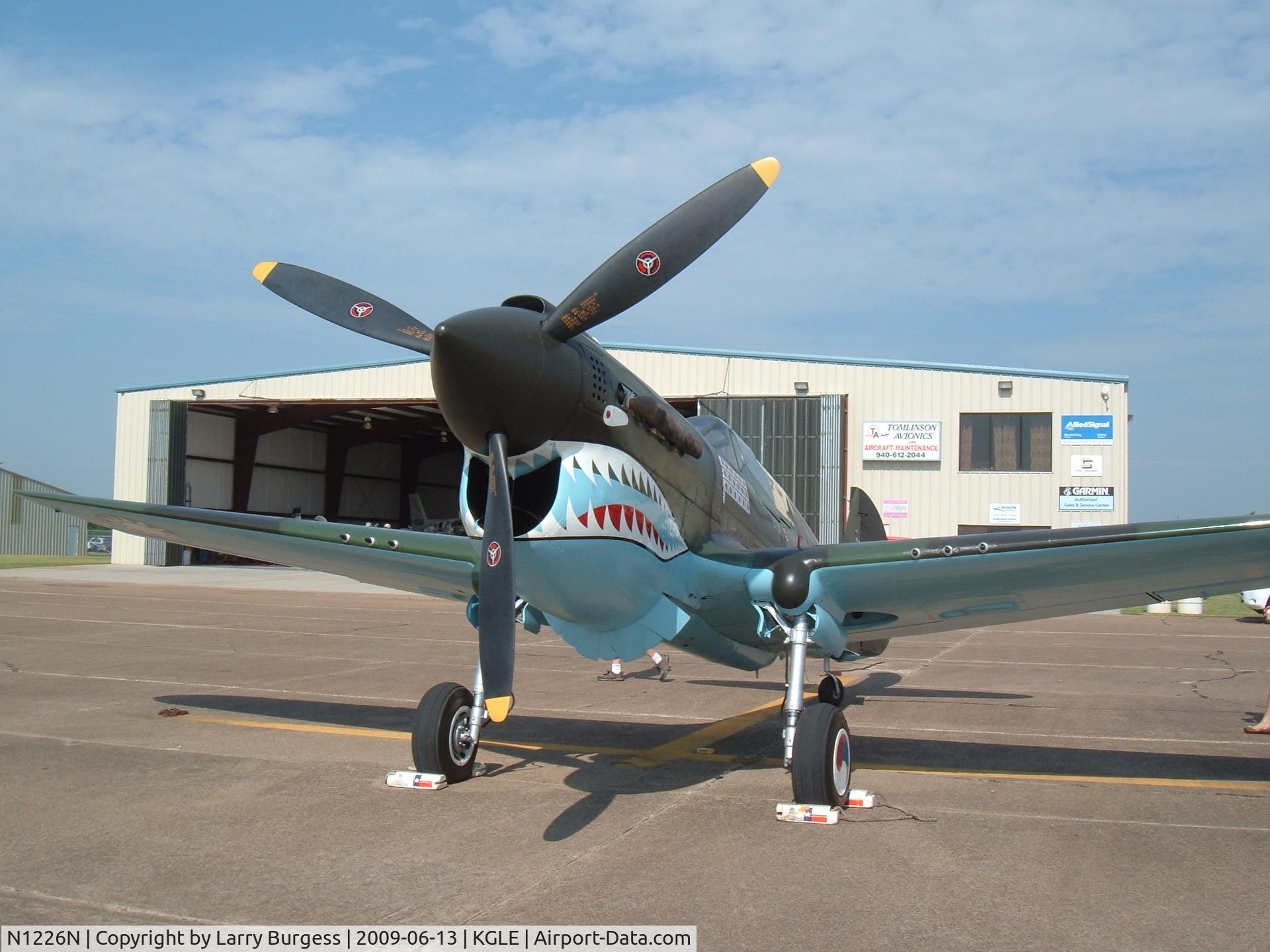 N1226N, Curtiss P-40N Warhawk C/N 29629, At Annual Fly-In of the Antique Airplane Association